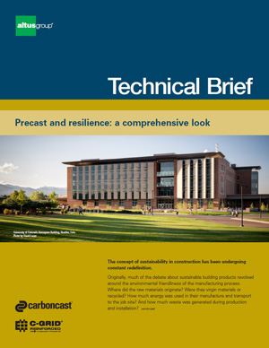 cover image for Precast Tech Brief Sustainability